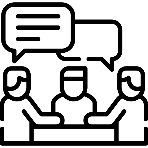 Tür und Angel Gespräche